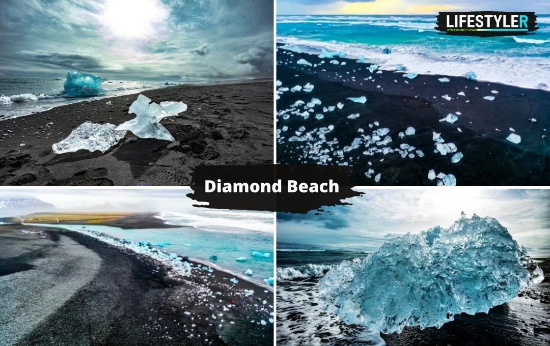 Islandia Diamond Beach diamentowa plaża